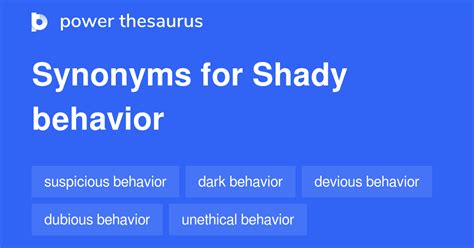 shady synonym|synonym for shady behavior.